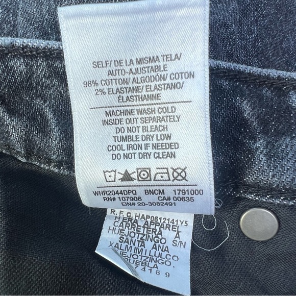 Hudson Black Barbara High-Rise Green Camo Step-Hem Jeans Size 26 Women’s - Picture 5 of 6